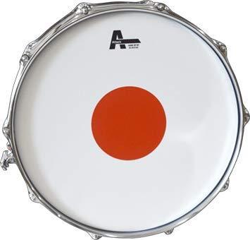 Attack Drumheads The Baron Snare Drum Head With Red Power Dot 14" Snare Head No overtone