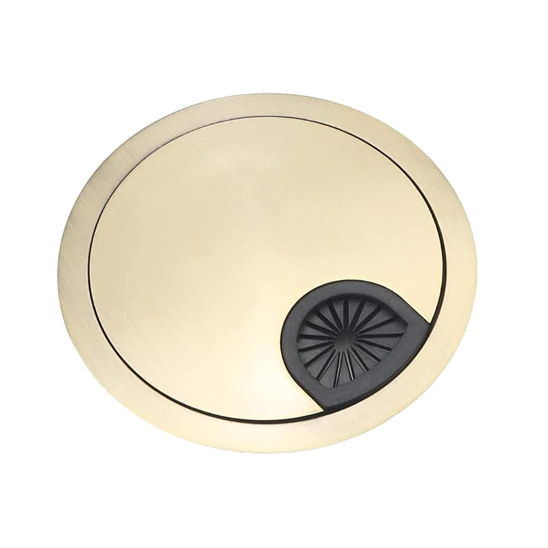 MroMax 3.07" Desk Grommet Zinc Alloy 78mm Cable Hole Cover Cord Desk Grommets Arrange Wires Organizer for Home Office Desk Cable Cord Bronze 1Pc 80 mm Mounting Hole Diameter
