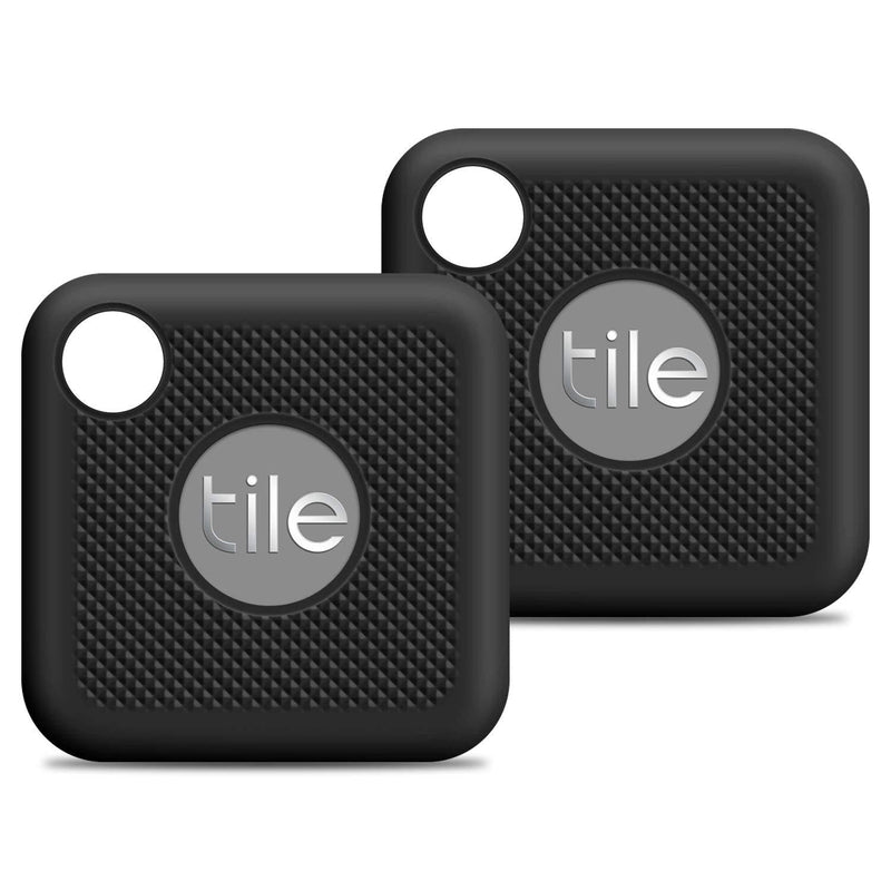 Silicone Case for Tile Pro (2020 & 2018), 2 Pack Silicone Cover Anti-Scratch Full Body Lightweight Soft Protective Cover Case for New Tile Pro (2020 & 2018) with Keychain-Black, Black Black and Black