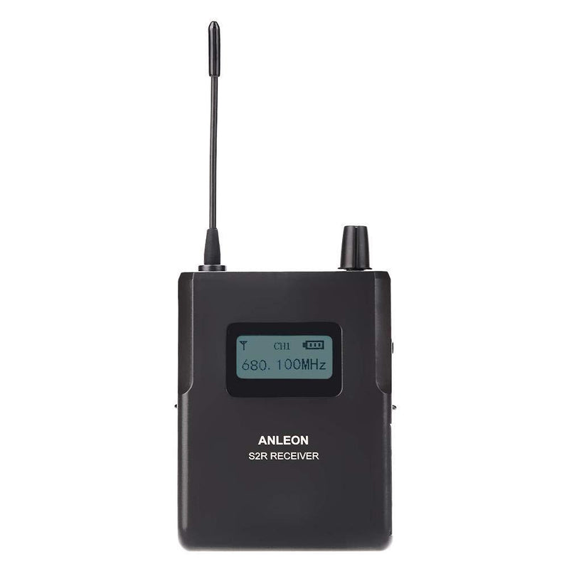 [AUSTRALIA] - 670-680MHz Stage Monitor Receiver 1/4 Wavelength Clear Sound for ANLEON S2 in-Ear Stage Wireless Monitor System, LCD Displays Frequenc 