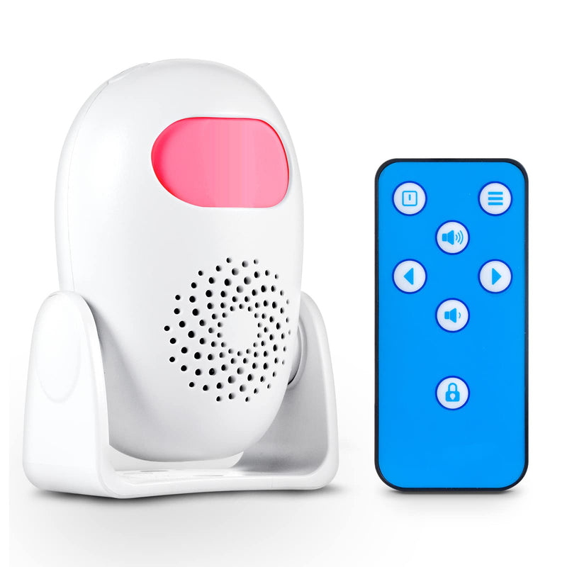 Motion Sensor Alarm, TOWODE 100dB 3 Door Alarm Modes 17 Chimes 4 Volume Levels with Remote Control Wireless Infrared Home Security System PIR Indoor Motion Detector Alert for Home Shop Store Pack of 1