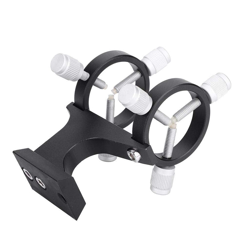 Diyeeni Finder Scope Mounting Bracket, Pointer Mounting Bracket for Astronomical Telescope, Aluminum Alloy Adjustable Bracket with Fixing Ring