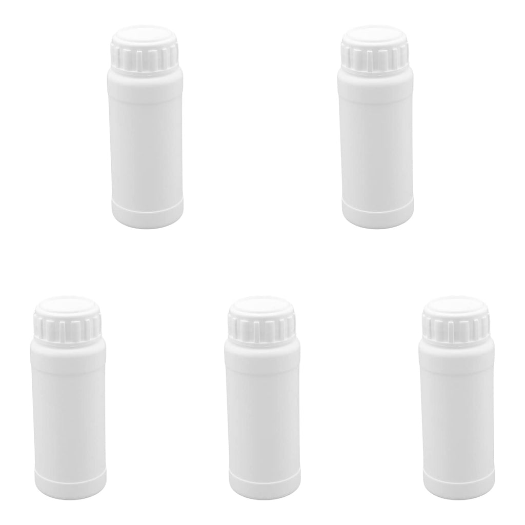 Othmro Plastic Lab Chemical Reagent Bottle 100ml Wide Mouth Sample Sealing Liquid Storage Container White 20pcs 100ml 20PCS