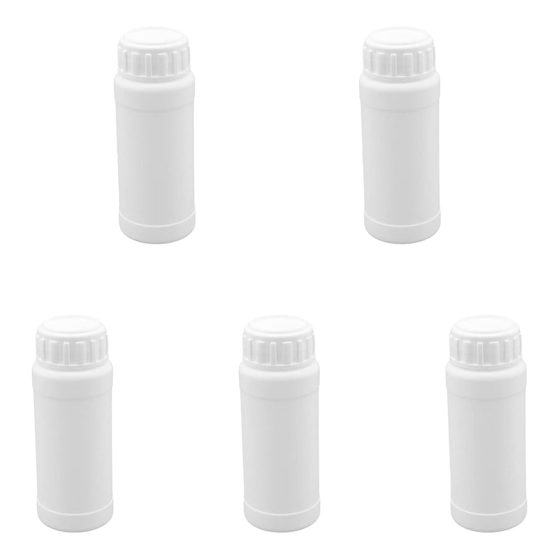 Othmro Plastic Lab Chemical Reagent Bottle 100ml Wide Mouth Sample Sealing Liquid Storage Container White 20pcs 100ml 20PCS