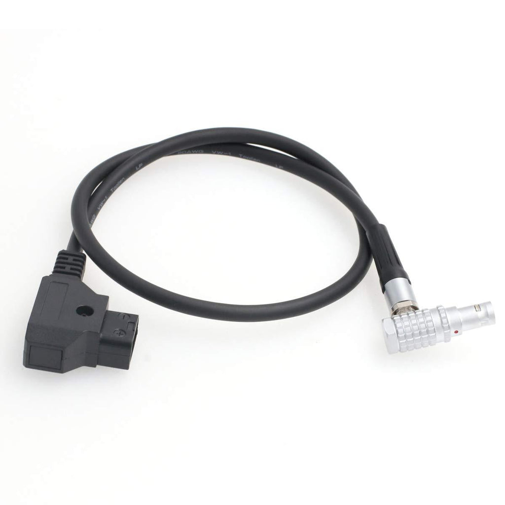 SZRMCC D-tap to Right Angle 0B 7 Pin Male Motor Power Cable for Tilta Nucleus-M Wireless Follow Focus Lens Motor