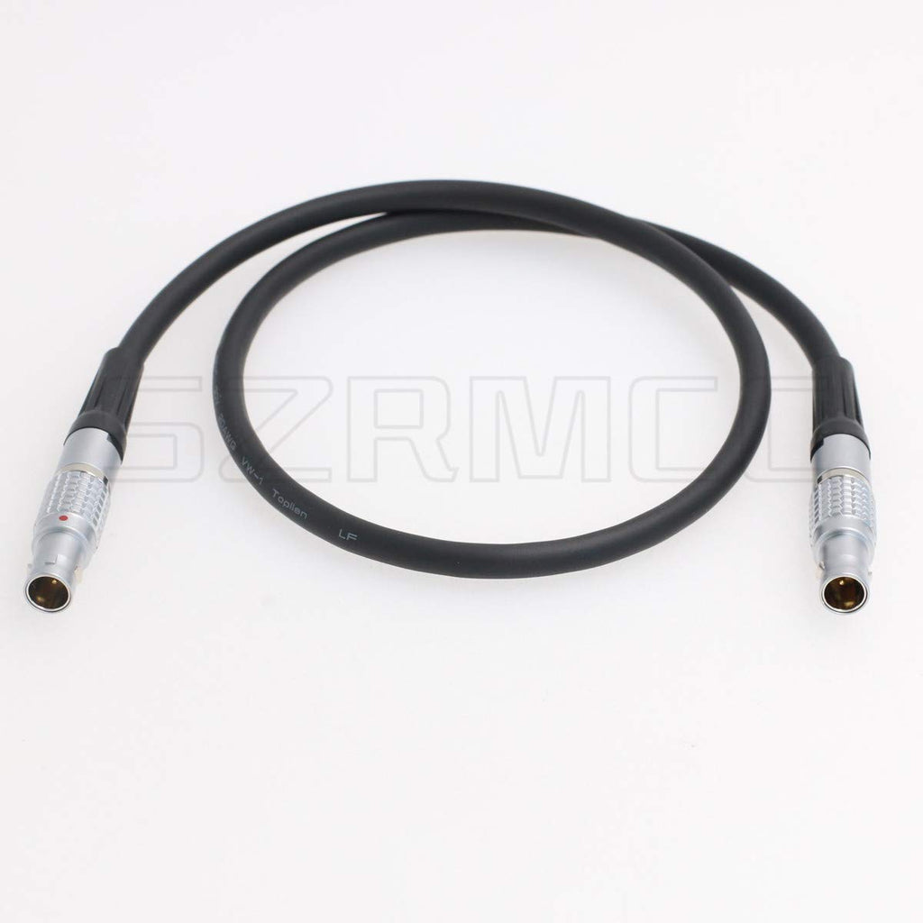 SZRMCC Nucleus-M 0B 7 Pin Male to 0B 7 Pin Male for Wireless Follow Focus Motor Connection Control Cable Daisy-Chained to 7-pin (Straight-Straight 50cm) Straight-Straight 50cm