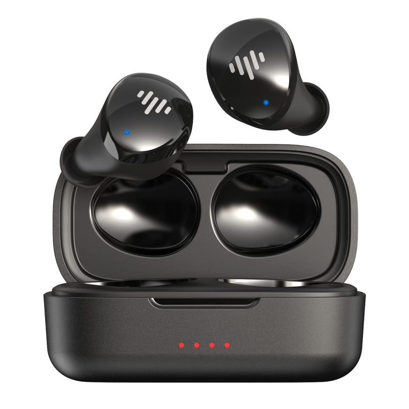 iLuv TB100 Wireless Earbuds, Bluetooth in-Ear True Cordless with Hands-Free Call MEMS Microphone IPX6 Waterproof Protection, Includes Compact Charging Case and 4 Ear Tips, Black