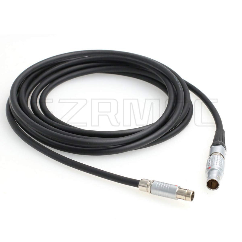 SZRMCC Preston MDR-3 MDR-4 10 Pin to Fischer 3 Pin Run/Stop Power Cable for RED ARRI Alexa Camera (Straight) Straight