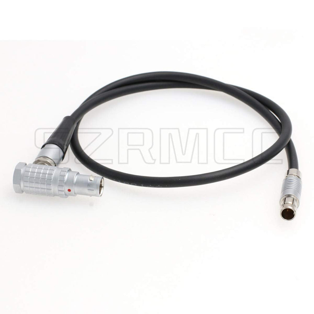 SZRMCC Preston MDR-3 MDR-4 10 Pin to Fischer 3 Pin Run/Stop Power Cable for RED ARRI Alexa Camera (Right Angle) Right Angle