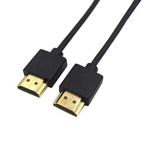 Duttek HDMI to HDMI Cable, Extreme Thin HDMI Male to Male Extender Cable for 3D and 4K Ultra HD TV Stick HDMI 2.0 Cord Extension Converter(HDMI Extender) (1M/3 feet) 1M/3 feet