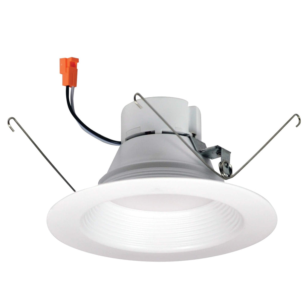 Nora Lighting NOX-563250WW 5 Inch Or 6 Inch Baffle LED Retrofit Fixture, 120 Volt, Round, 12.5-Watt,90 CRI, 5000K,750 Lumens, White Onyx, 5000 K