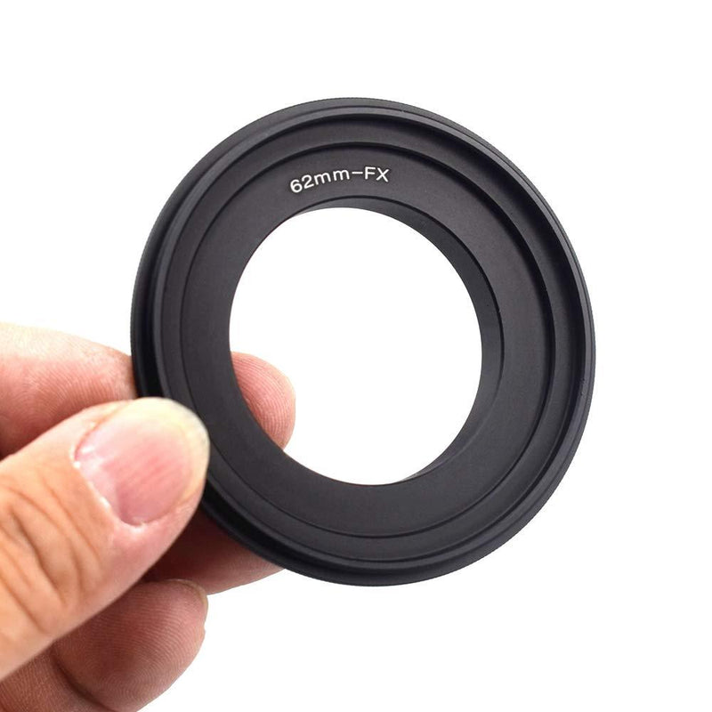 62MM Macro Reverse Adapter Ring Lens Adapter & for Fuji Film FX X Mount X-A5 X-A20 X-A10 X-A3 X-A2 X-A1 X-T2 X-E3 X-E2S X-E2 X-E1 Camera 62mm to FX Reverse Adapter Ring