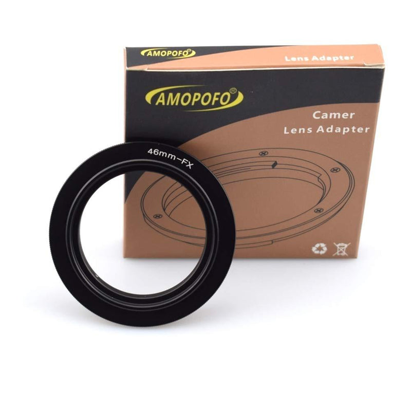 46MM FX Macro Reverse Adapter Ring &for Fujifilm FX X X-A5 X-A20 X-A10 X-A3 X-A2 X-A1 X-T2 X-E3 X-E2S X-E2 X-E1 Camera 46mm to FX Reverse Adapter Ring