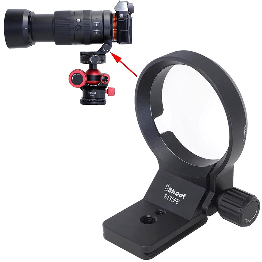 Lens Collar Tripod Mount Ring Support Bracket Holder for Sony FE 135mm f/1.8 GM, E 70-350mm f/4.5-6.3 G OSS, E 16-55mm f/2.8 G, FE Mount Tamron 28-75mm f/2.8 Di III RXD & 17-28mm f/2.8 Di III RXD