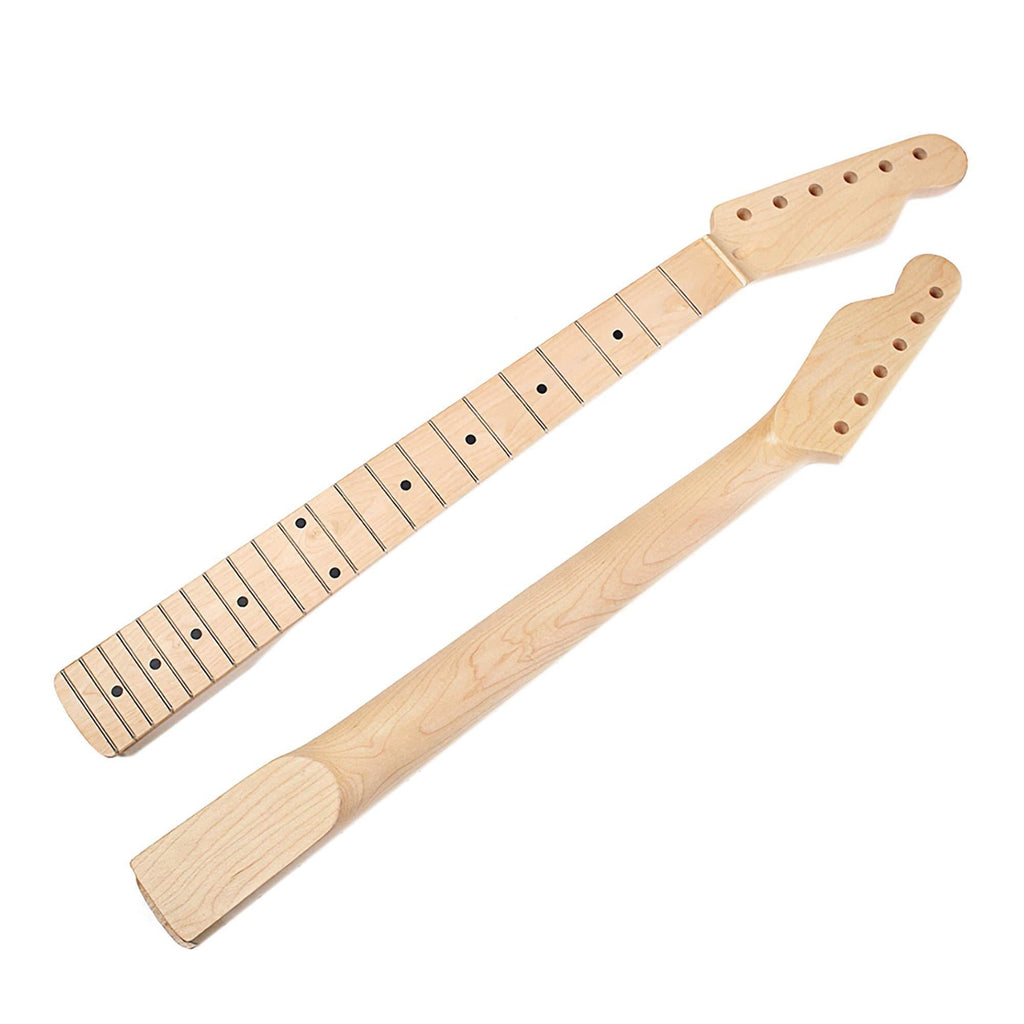 Happy nest 22 Frets Maple Electric Guitar Neck Fingerboard for Guitar Replacement