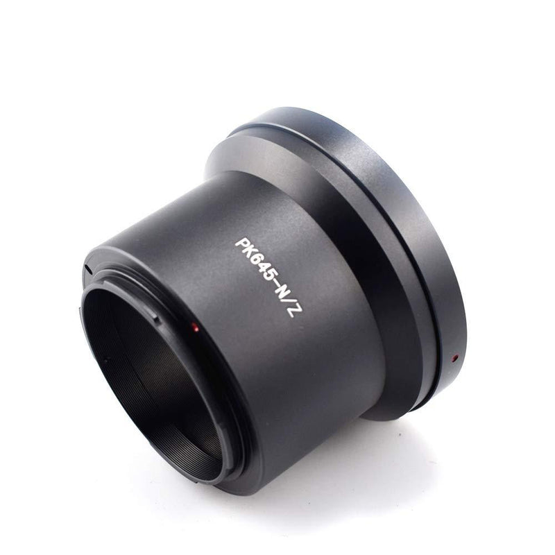 Compatible with for Pentax 645 PK645 Lens to for Nikon Z Mount Z6 Z7 Z50 Full Frame Camera .PK645 to Nik Z Lens Adapter Pentax 645 to Nikon Z adapter