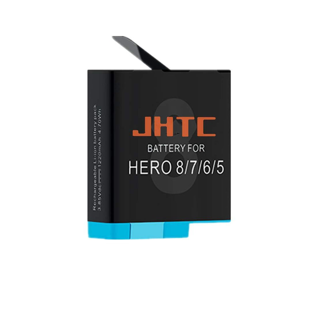 JHTC Hero 8 Battery 1220mAh Replacement for GoPro HERO8 Black,HERO7 Black,HERO6 Black,HERO5 Black，GoPro Hero 8/7/6/5,Hero(2018)