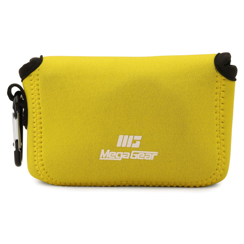 MegaGear MG1832 Ultra Light Neoprene Camera Case Compatible with Sony Cyber-Shot DSC-RX100 VII, Olympus Tough TG-6, TG-5, Sony Cyber-Shot DSC-RX100 VI, DSC-RX100 V - Yellow