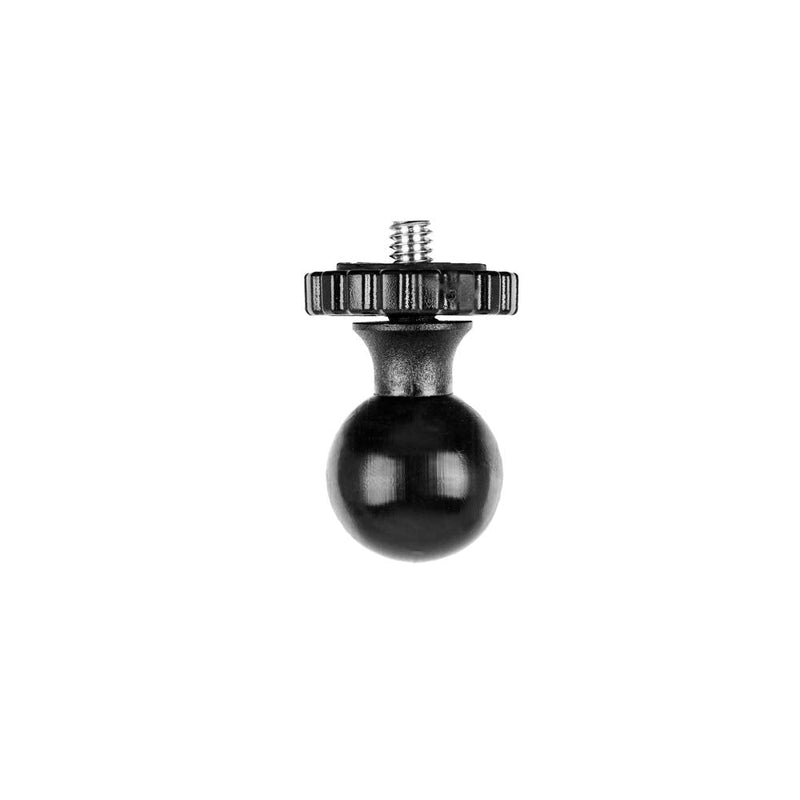 ABS Plastic 1" Ball Adapter Allows You to Attach Your Camera or Any Other 1/4"-20 Threaded Hole. Compatible with RAM and 1" Ball Systems from Arkon, iBolt and More. Tackform Enterprise Series.