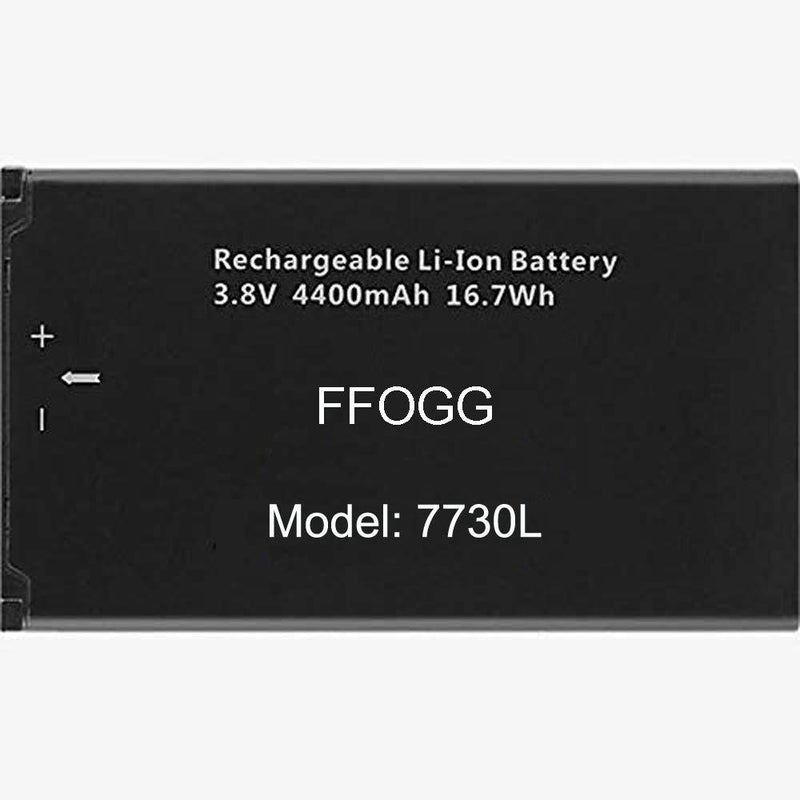 FFOGG New 4400 mAh Replacement Battery for Novatel Jetpack MiFi 7730L Mobile Hotspot - P/N: 40123117