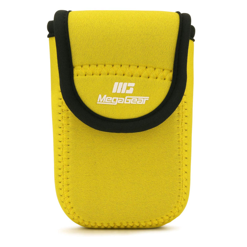 MegaGear MG1854 Ultra Light Neoprene Camera Case Compatible with Panasonic Lumix DC-ZS80, DC-ZS70, DMC-ZS60 - Yellow