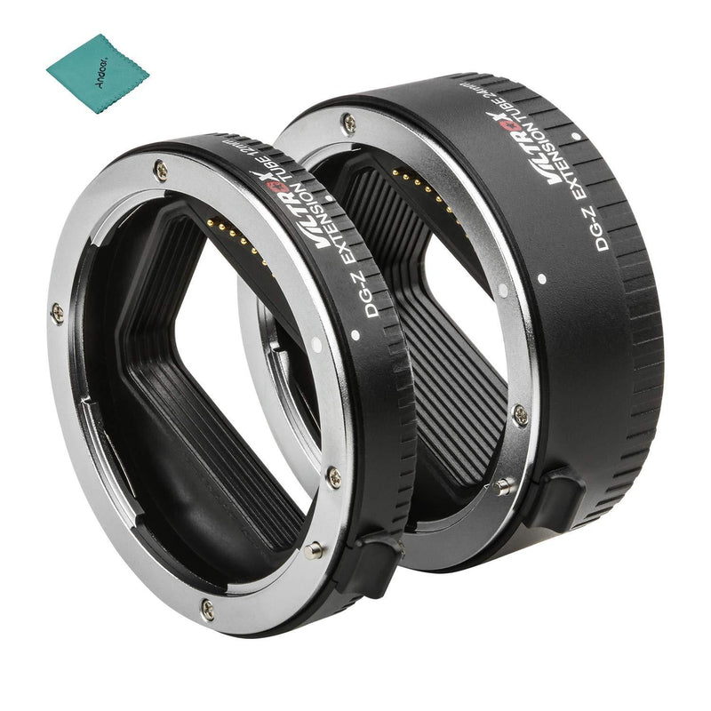 Viltrox DG-Z Automatic Macro Extension Tubes 12mm 24mm Full Frame Metal Adapter Ring Auto Focus Auto Exposure TTL Metering Compatible with Nikon Z Mount Cameras Lens Accessories