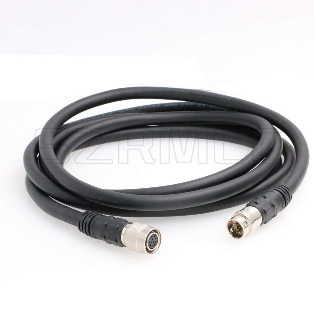 SZRMCC Hirose 12 Pin Male to 12 Pin Female Extension Cable for Sony Panisonic Hitachi Industrial CCD Camera (2m) 2m