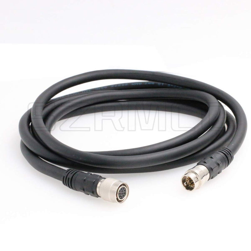 SZRMCC Hirose 12 Pin Male to 12 Pin Female Extension Cable for Sony Panisonic Hitachi Industrial CCD Camera (1m) 1m