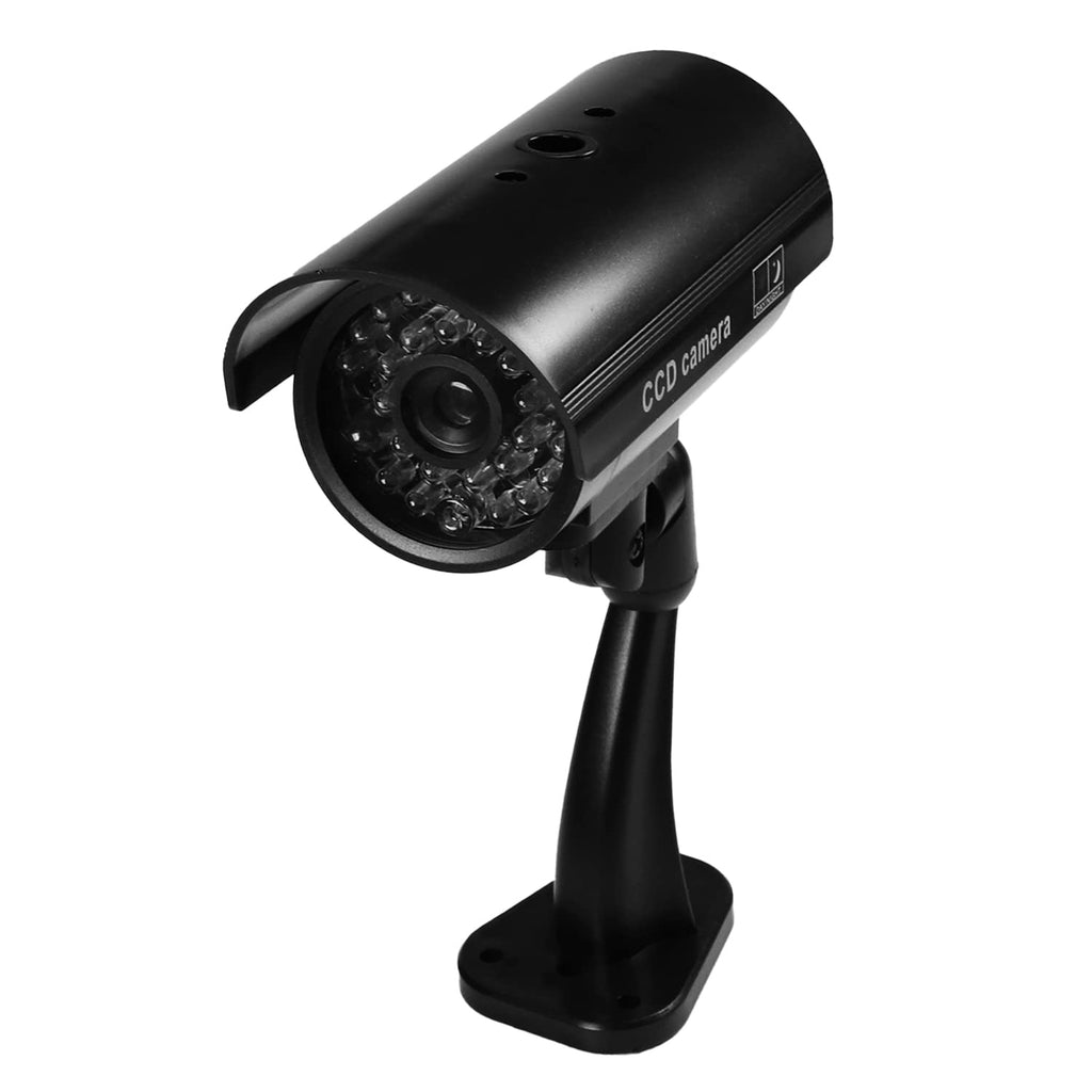 Othmro 1Pcs Fake Security Camera Dummy CCTV Surveillance System ,for Home Outdoor Indoor Black 1PCS Black