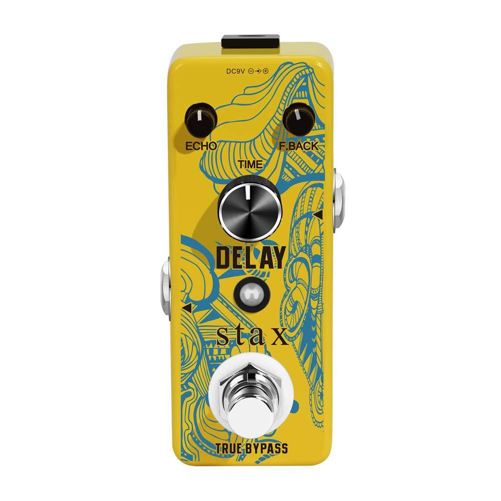 [AUSTRALIA] - Stax Guitar Delay Pedal Analog Delay Effect Pedal For Electric Guitar Delay Time 25ms-600ms Pure Analog Whole Circuit Delay Mini Size True Bypass 