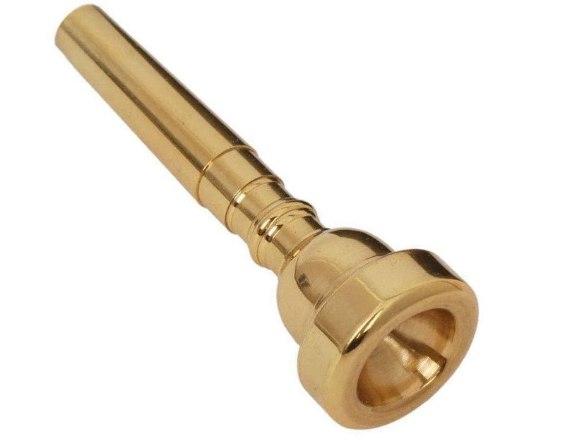 Tzong 3C Gold Plated Metal Trumpet Mouthpiece Musical Instruments