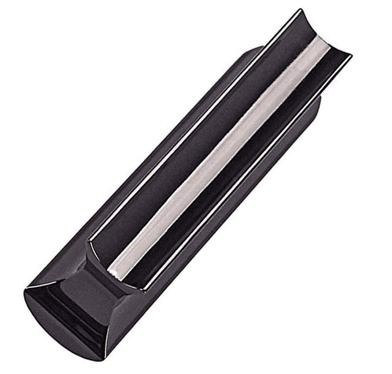 Tzong Instrument Accessories Hawaii Metal Tone Bar Guitar Slide Bass Lap Slide Bar (Black) Black