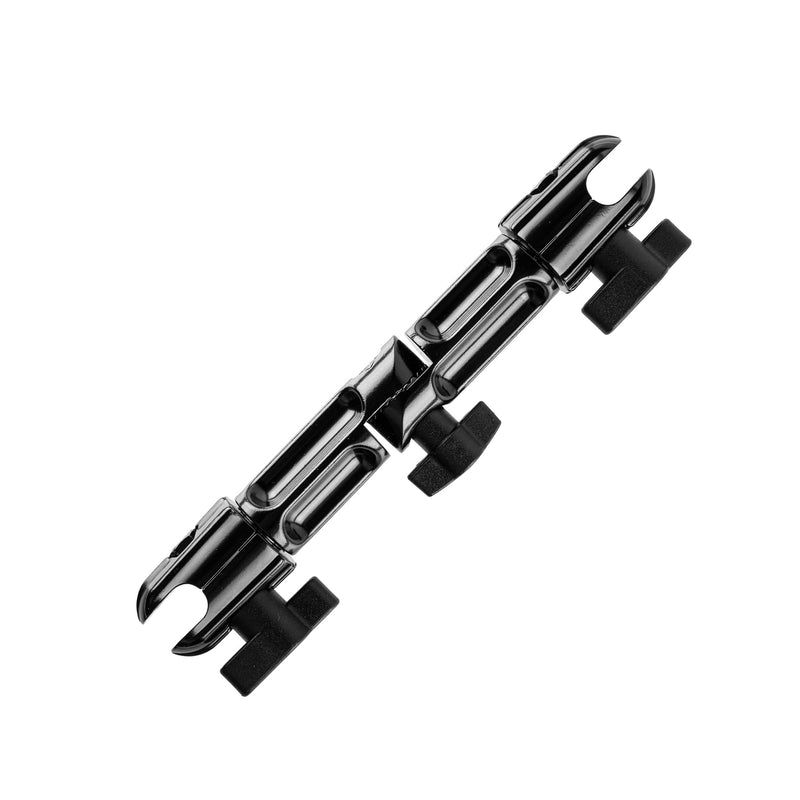 7" Aluminum Arm with Dual 20mm Ball & Socket Joints. Expandable Elbow Joint. Thumbscrew for Quick Adjustment. Tackform Enduro Series 7" Expandable Arm