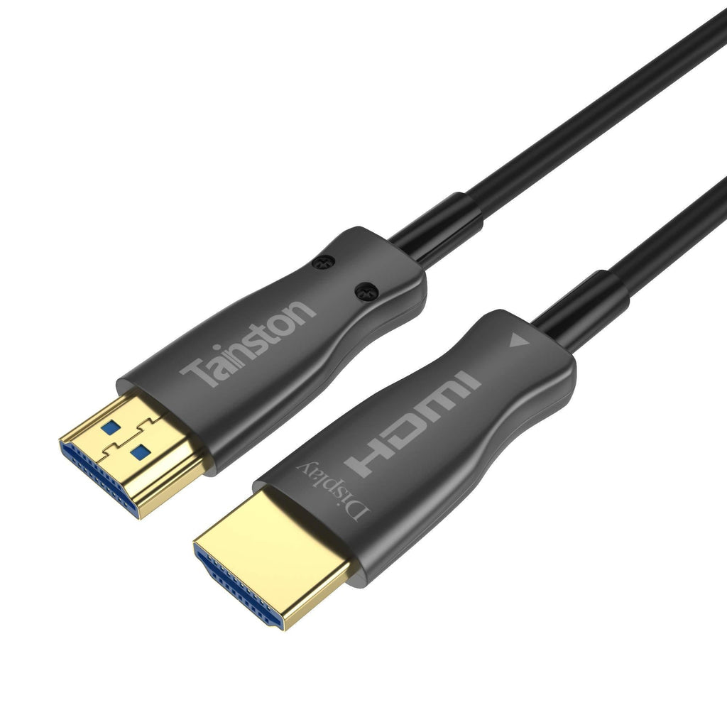 Fiber HDMI Cable 75 ft(feet) Tainston Fiber Optic HDMI Cable Support High Speed 18Gbps 4K at 60Hz，HDR,Dolby Vision,HDCP2.2,ARC,3D Subsampling 4:4:4/4:2:2/4:2:0 75Feet
