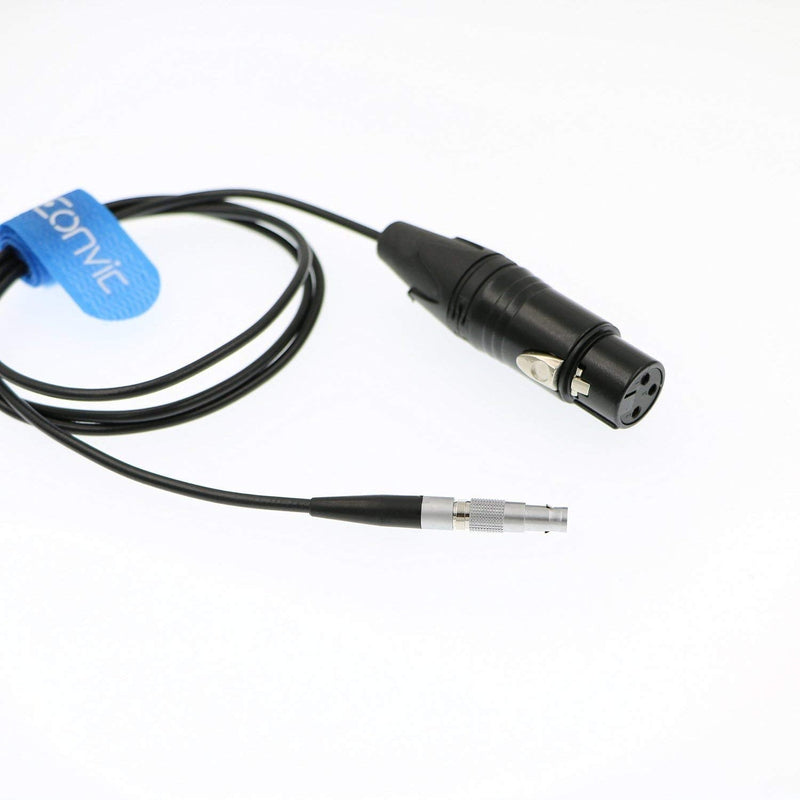 SZRMCC Z CAM E2 or ARRI Alexa Mini Camera Audio Input Cable Neutrik XLR 3 Pin Female to 00B 5 Pin (Straight, 1m) Straight