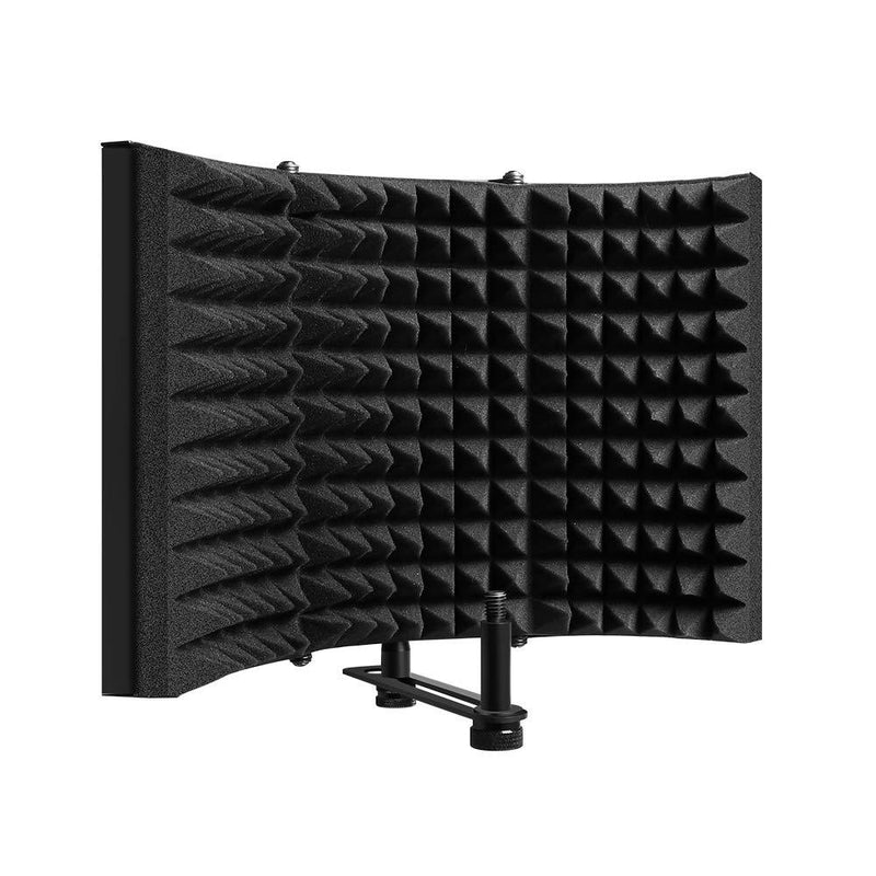 [AUSTRALIA] - Microphone Isolation Shield, MAONO AU-S03 Portable & Foldable High Density Absorbing Foam Panel and Metal Back for Home Office, Studio, Podcasting, Vocalizing, Singing, Broadcasting 
