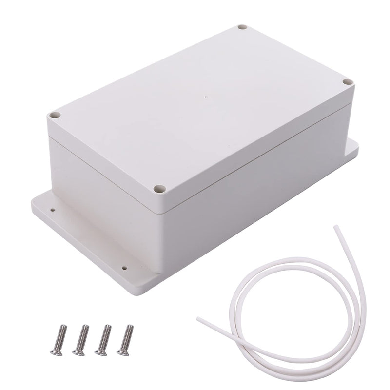 Fielect Junction Box ABS Plastic Dustproof Waterproof IP67 Universal Electrical Project Enclosure with Fixed Ear 7.87" x 4.72" x 2.95" 200x120x75mm