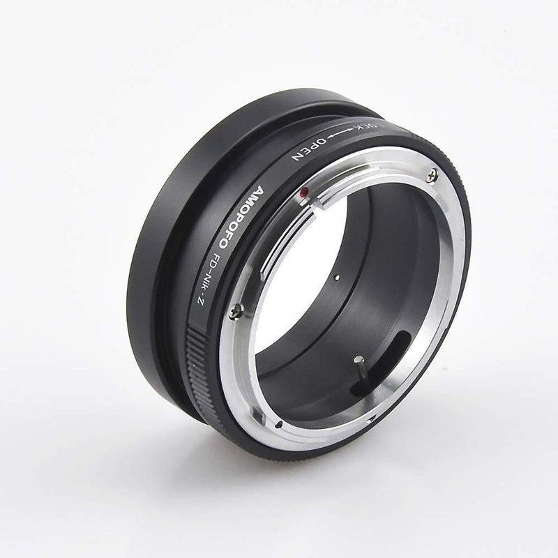 FD to Nikon Z Lens Adapter, Compatible with for Canon FD FL Mount Lens to Nikon Z Mount Z6 Z7 Z50 Full Frame Camera FD FL to Nikon Z Lens Adapter