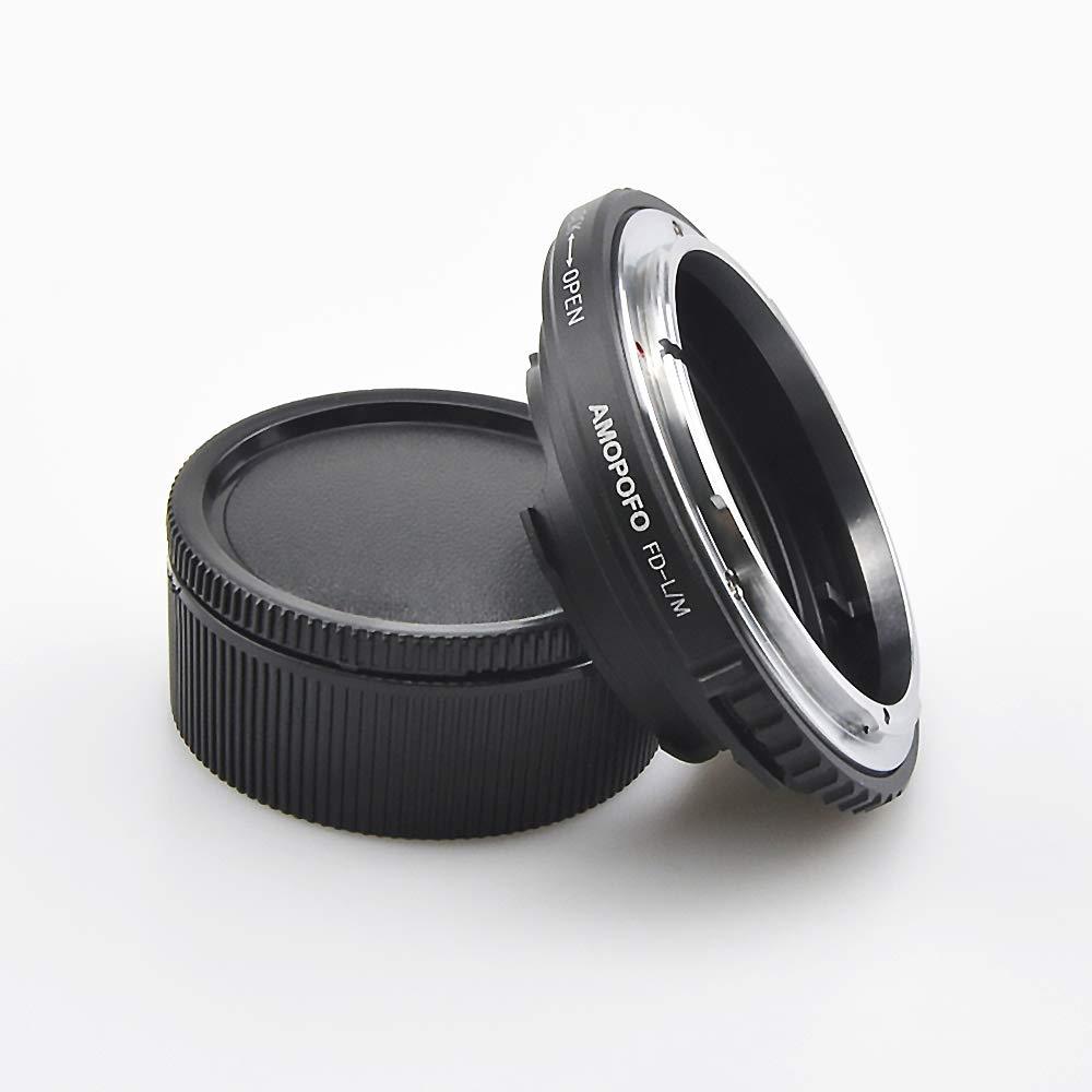 FD to LM Lens Adapter, Compatible with Canon FD FL Mount Lens to Leica M LM Mount Camera Such as M240, M240P, M262, M3, M2, M1, M4, M5, M6, MP, M7 FD FL to Leica M Lens Adapter