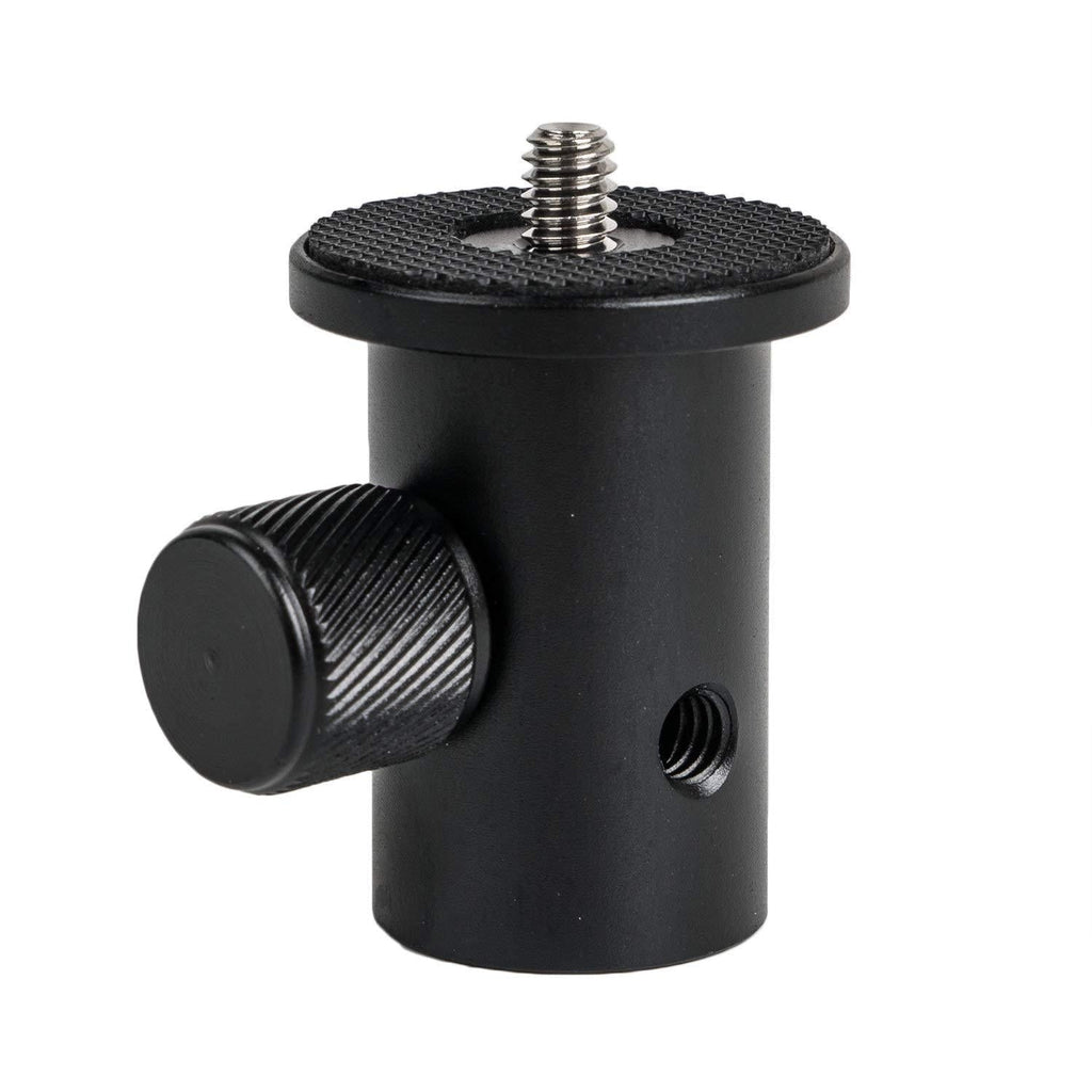 Mounting Adapter Converts Standard 5/8" (16mm) Female Light Stand Tip or Stabilizer Spring Arm Rod to 1/4" x 20 Thread for Camera,Flash Light,Gimbal