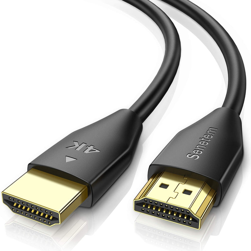 4K HDMI Cable 3.3 ft High Speed (4K@60Hz, 18Gbps) HDMI 2.0 Cord - Supports 4K HDR, ARC, 3D, HDCP 2.2, 2160P, 1080P, Ethernet Compatible UHD TV, Blu-ray, X-Box, PS5/4/3, PC (3.3 Feet, Basic) 3.3 Feet