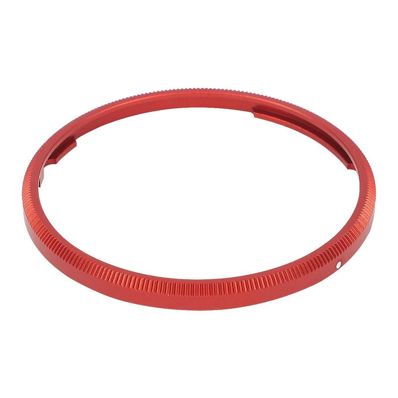 Haoge RRC-GNR Red Metal Decorate Ring Cap for RICOH GR III GRIII GR3 Camera Replaces GN-1 Ring Cap (Red)