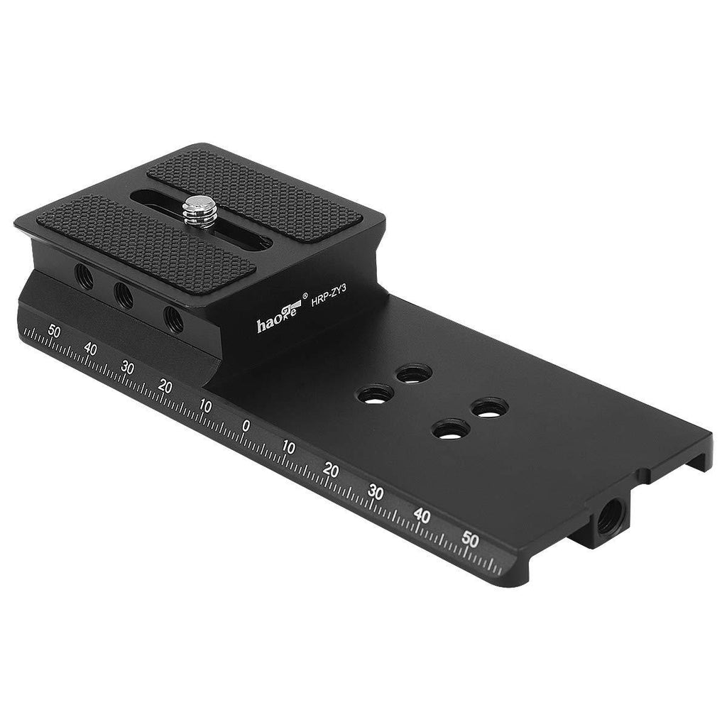 Haoge HRP-ZY3 Camera Height Riser Quick Release Plate for Zhiyun Zhi yun Crane 3 LAB Gimbal Stabilizer Height Riser Plate for Zhi yun Crane 3 LAB