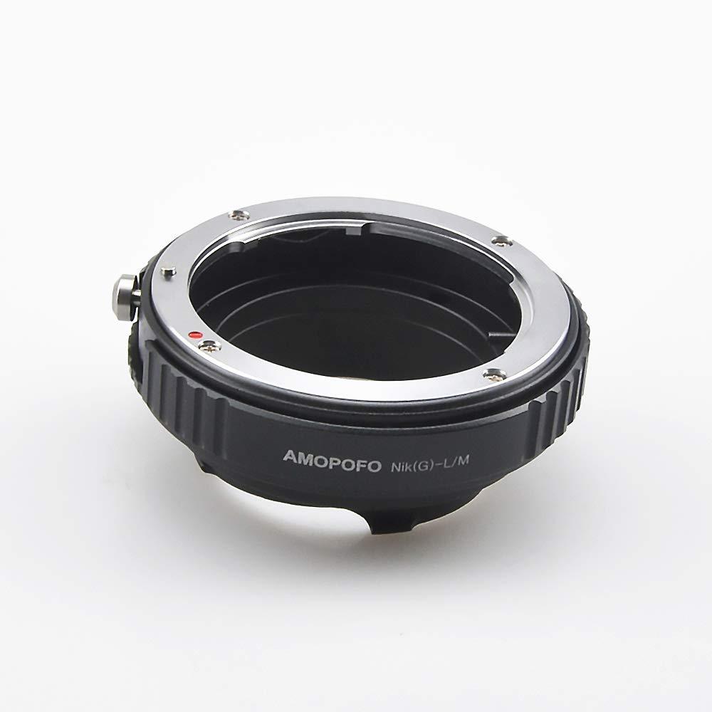 Nikon G to LM Lens Adapter, Compatible with for Nikon F Mount Nikkor G-Type D/SLR Len to Leica M LM Mount Camera Such as M240, M240P, M262, M3, M2, M1, M4, M5, M6, MP, M7 Nikon G to Leica M Lens adapter