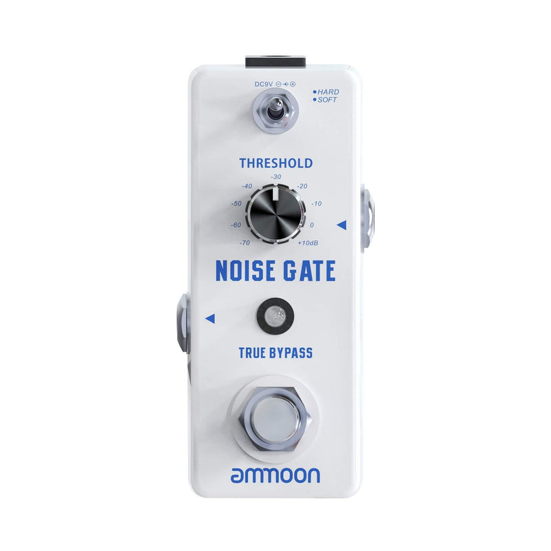[AUSTRALIA] - ammoon Guitar Noise Gate Pedal 2 Modes(Hard/Soft) Full Metal Shell True Bypass for Bass Electric Guitar 