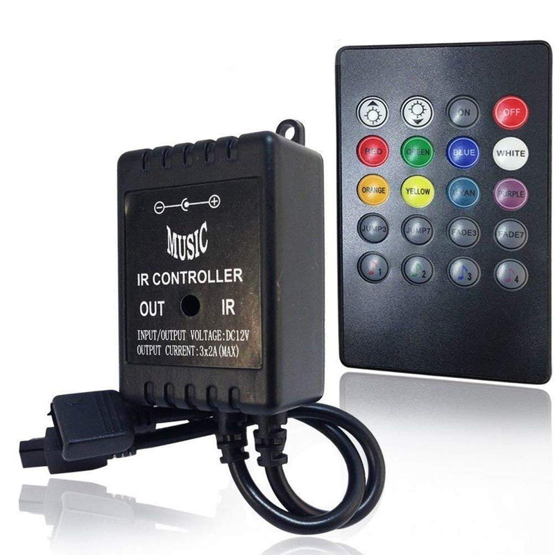 [AUSTRALIA] - LED Strip Lights IR Remote Controller 20 Keys Controller for 5050 RGB Color Changing Light 
