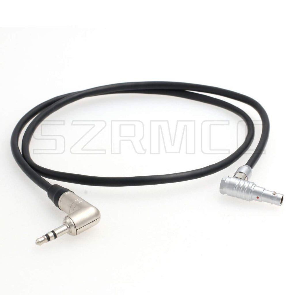 SZRMCC Right Angle 3.5mm TRS Plug to 00B 5 Pin Audio Input Cable for ARRI Alexa Mini Camera (Right Angle 3.5) Right Angle 3.5