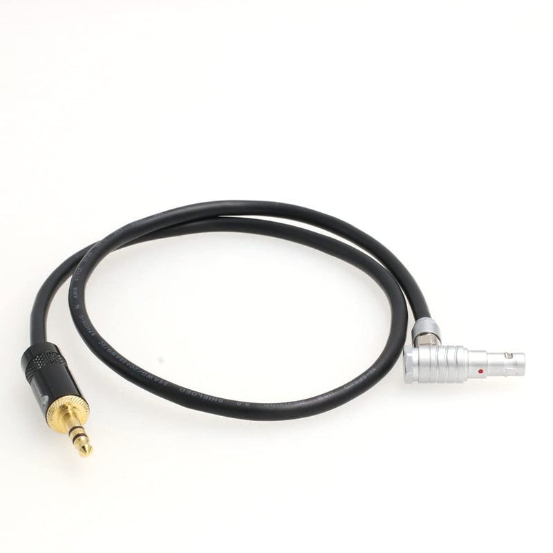 SZRMCC 3.5mm TRS Plug to 00B 5 Pin Audio Input Cable for ARRI Alexa Mini Camera (Straight 3.5) Straight 3.5