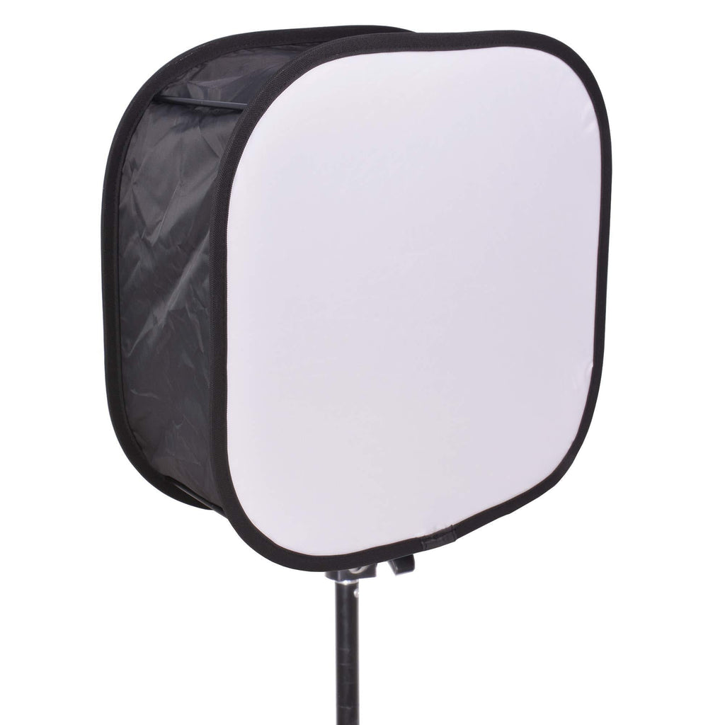 Softbox Diffuser for Video Light, Riqiorod Collapsible Diffuser for Neewer 480 GVM480, Yongnuo, Aputure Amaron 672 Video Light, 9.5”x9.5” Opening Foldable Portable Light Diffuser …