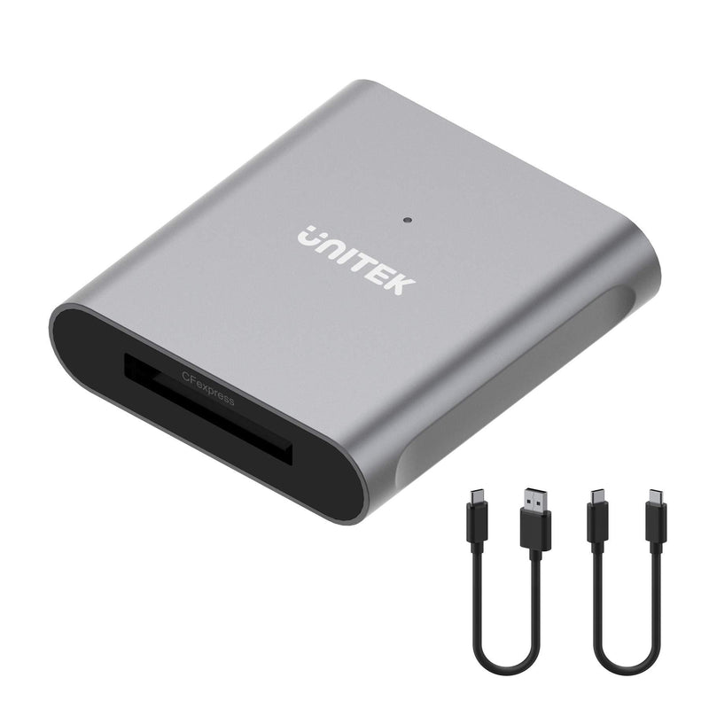 CFexpress Card Reader, Unitek USB 3.2 Type C to CFexpress B, Portable Aluminum Memory Card Adapter, Support for Thunderbolt 3 Port Connection, Compatible for SanDisk Sony TOPSSD Card
